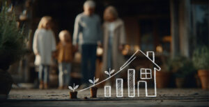 Illustration representing estate planning decisions and income tax considerations for inherited assets