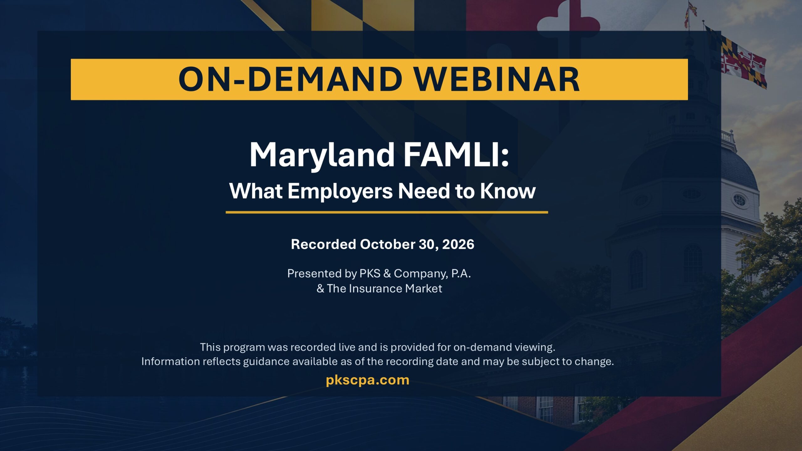 Maryland FAMLI Webinar